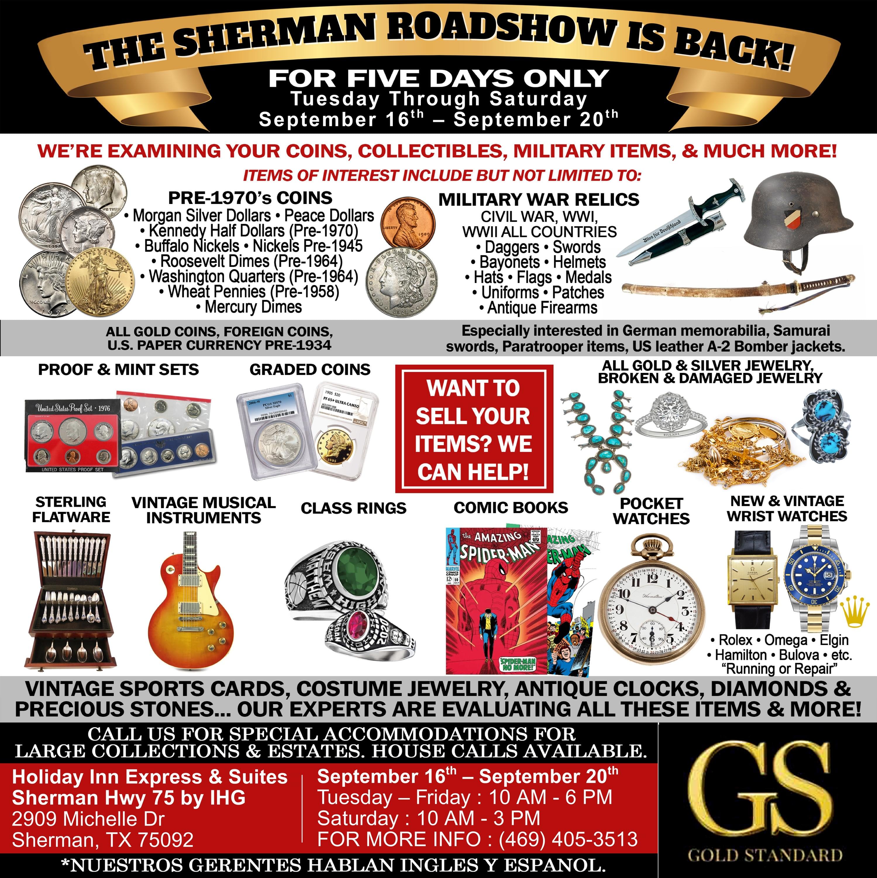 Sherman Coin Show